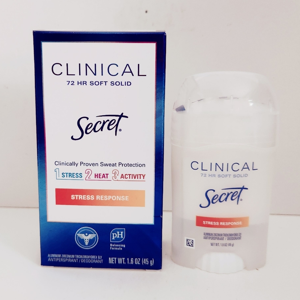 🐢2/$15 Secret Clinical Strength Invisible Solid Deodorant Stick Stress Response